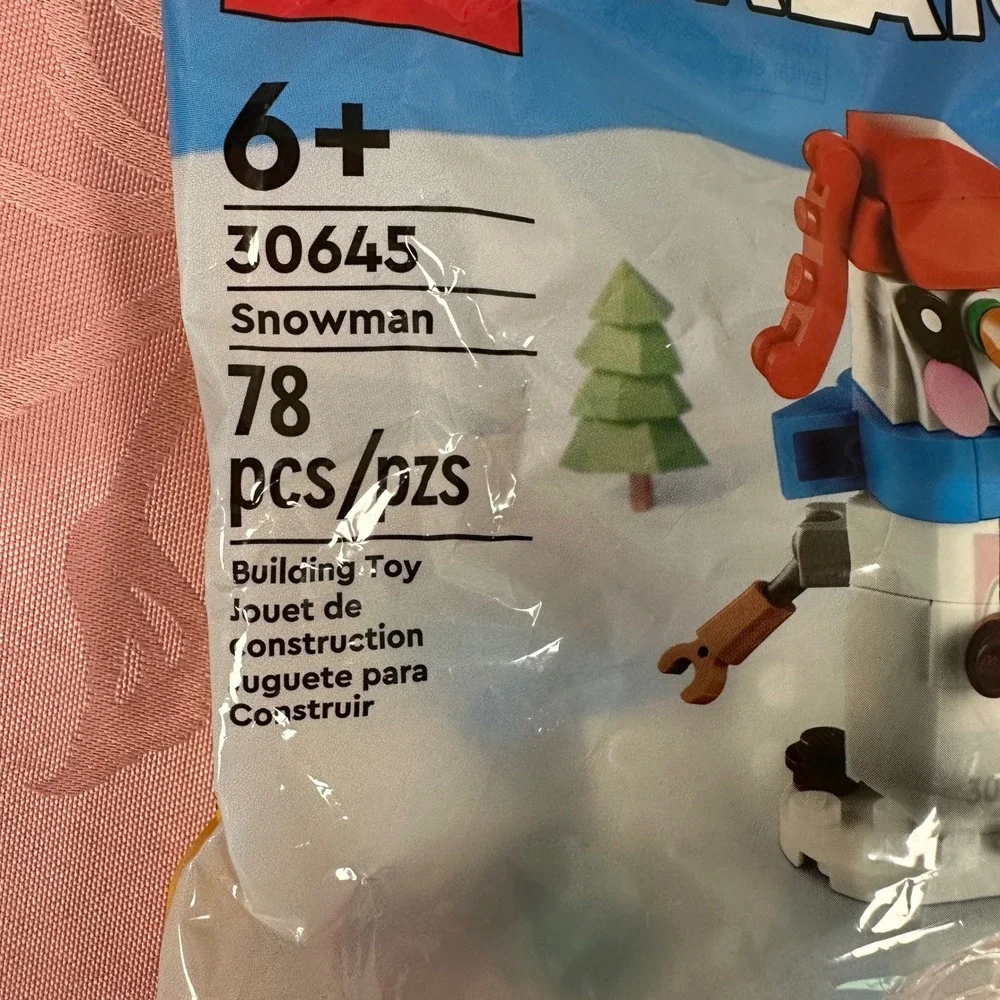LEGO Creator Snowman 30645 Holiday Polybag Building Toy 78 Pieces New Sealed